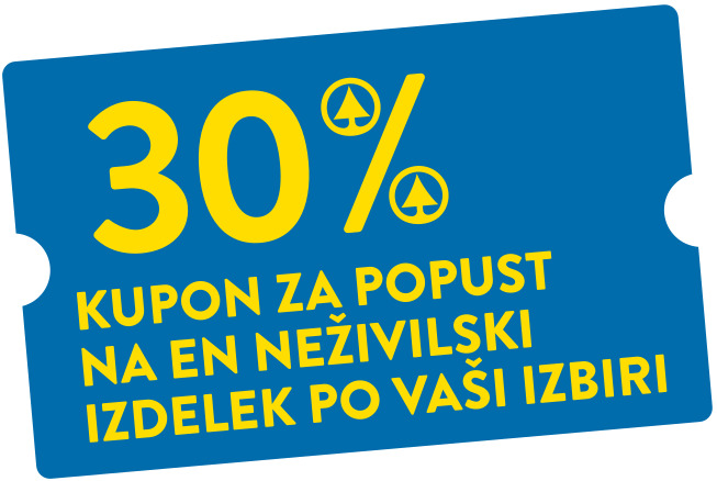 30% Rabatt na en neživilski izdelek | Sežana | Slowenien | Aktionen | Foto #1