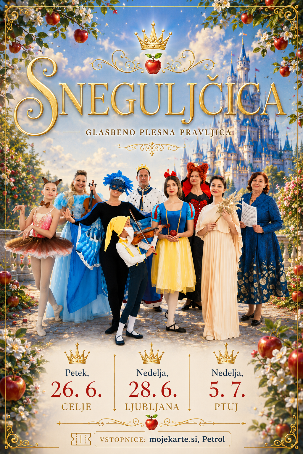 SNEGULJČICA • glasbeno plesna pravljica | Glasba in ples | Avber | Dogodki | Slika #1