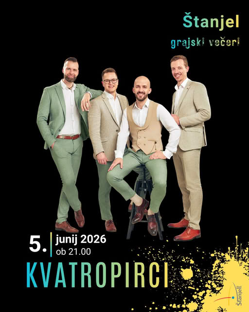 GRAJSKI VEČERI: KVATROPIRCI | Music and dance | Štanjel | Events | Image #1