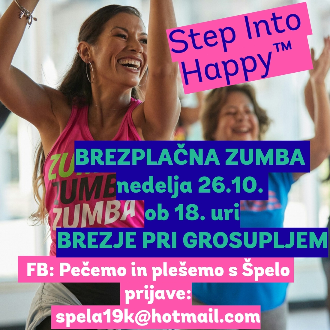 BREZPLAČNA ZUMBA | Glasba in ples | Grosuplje | Dogodki | Slika #2