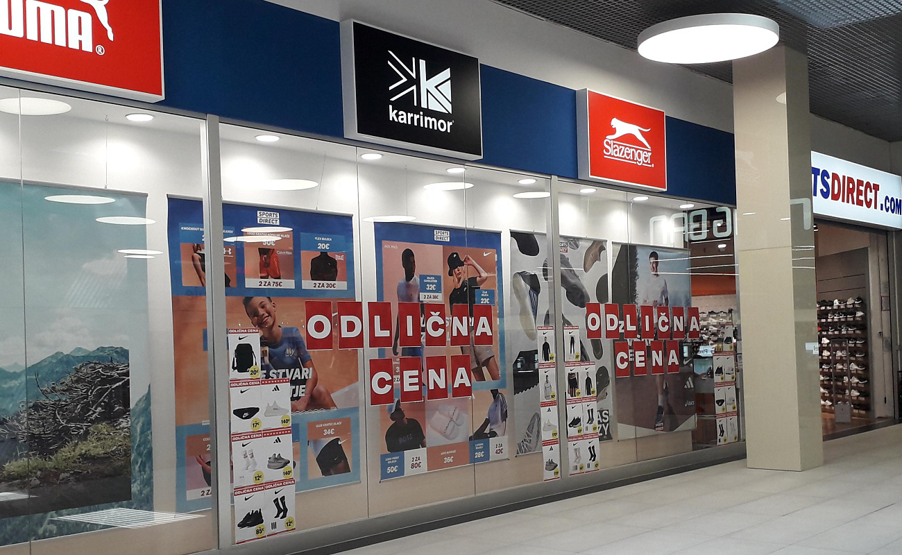 Trgovina Sports Direct,  Park Center Koper | Koper | Slovenija | Slika #2