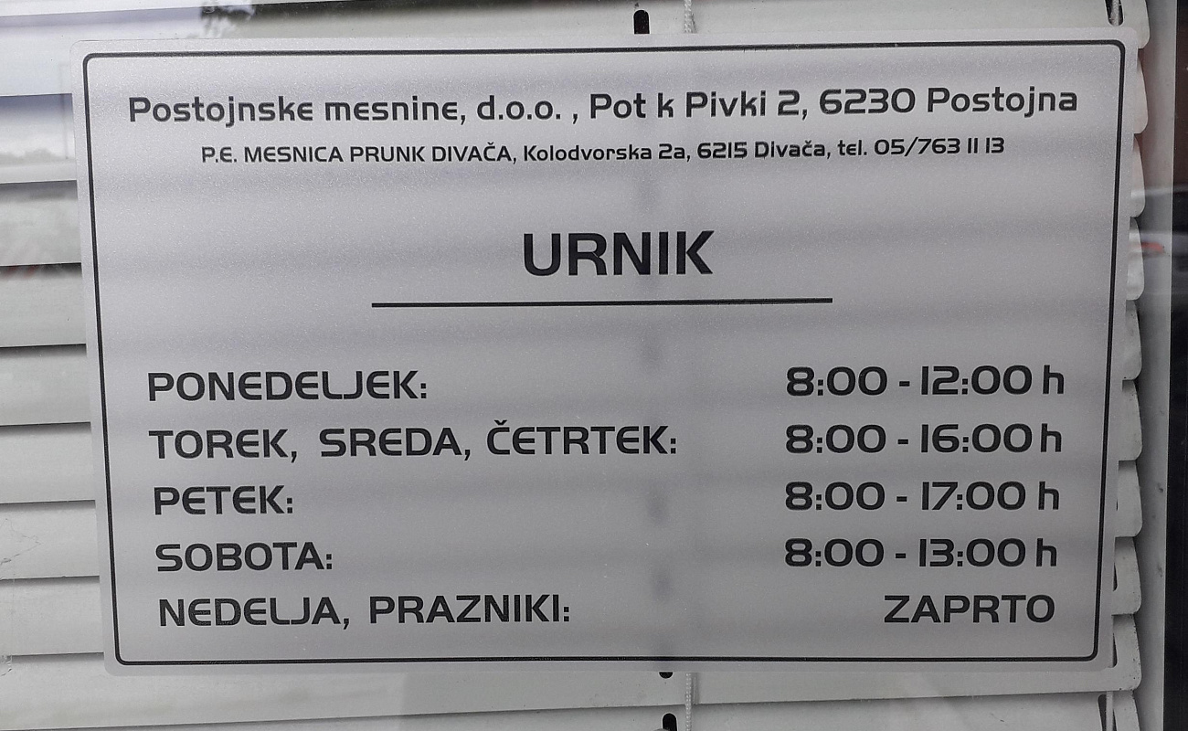 Butcher Prunk,   | Divača | Slovenia | Image #2