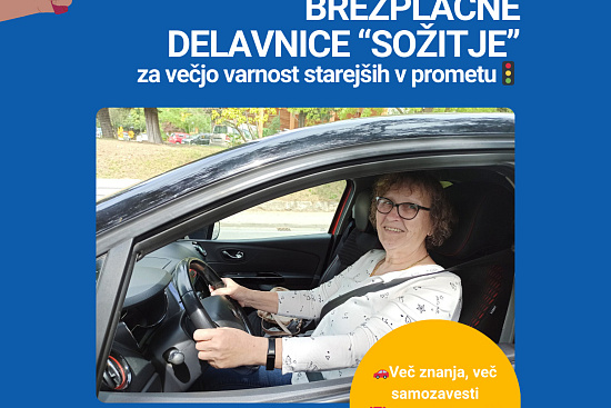 SOŽITJE ZA VEČJO VARNOST V PROMETU – novi termini delavnic 2026! |  Workshop |  Laško |  Veranstaltungen