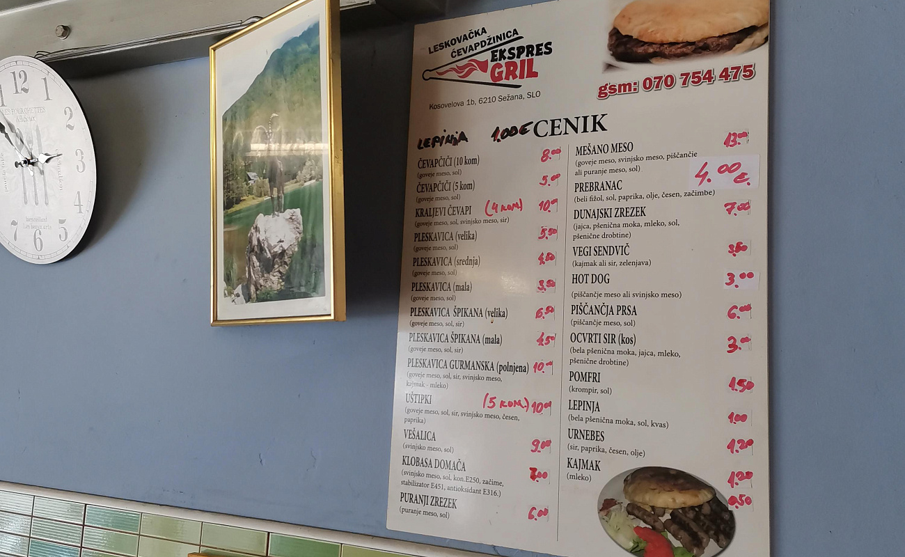 Čevabdžinica Ekspres Gril,   | Sežana | Slovenija | Slika #2