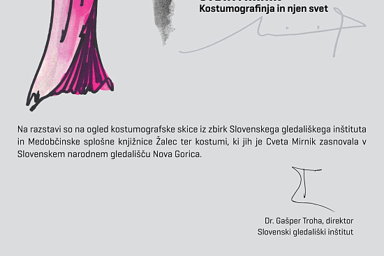 Cveta Mirnik: kostumografinja in njen svet |  Theater |  Ljubljana |  Veranstaltungen