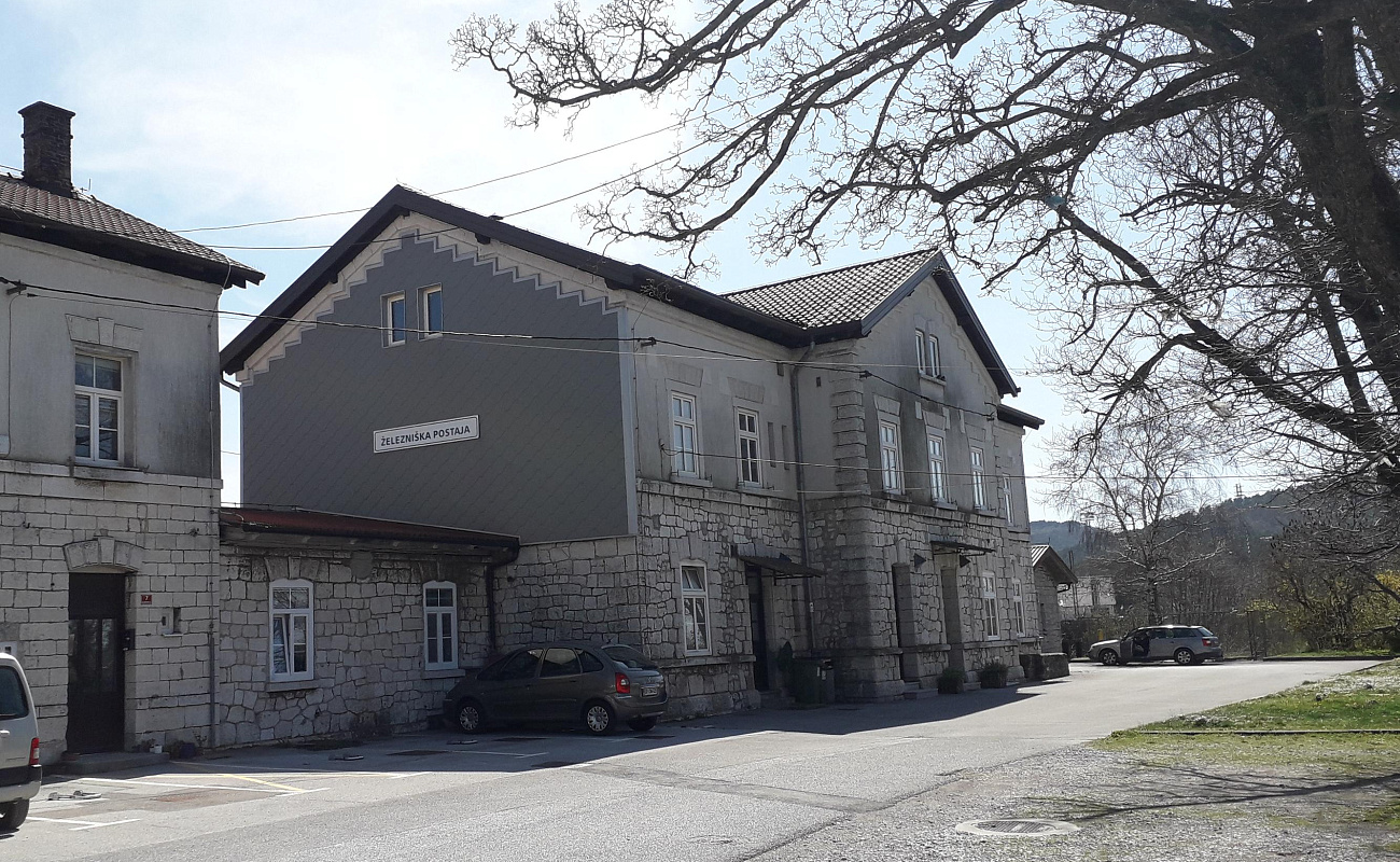 Bahnhof Hrpelje-Kozina,   | Kozina | Slowenien | Foto #1