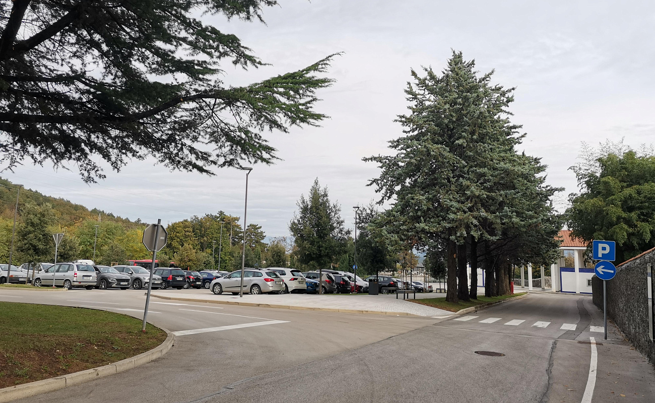 Parking lot pri pokopališču,   | Sežana | Slovenia | Image #1