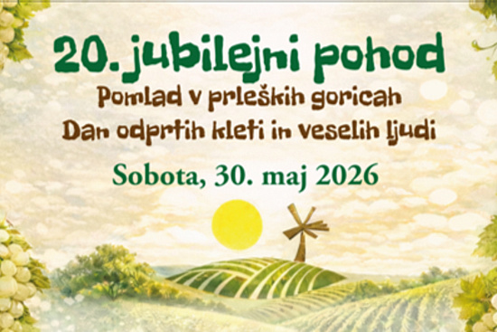 20. pohod Pomlad v prleških goricah 2026 |  Sport |  Ljutomer |  Eventi
